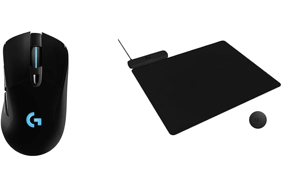 Wireless Gaming Mouse + Charging Mousepad Bundle