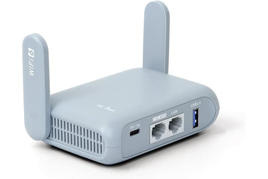 Portable Wi-Fi 6 Router for Travel
