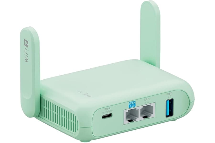 Portable Wi-Fi 7 Travel Router with 2.5G Ethernet