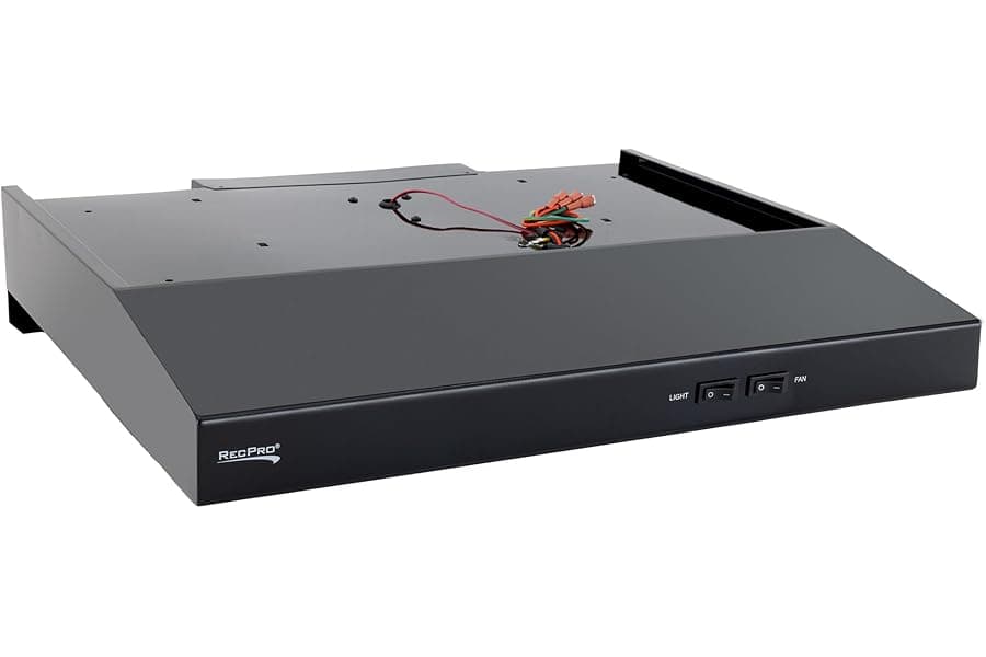 Energy-Efficient 12V RV Range Hood with Charcoal Filter