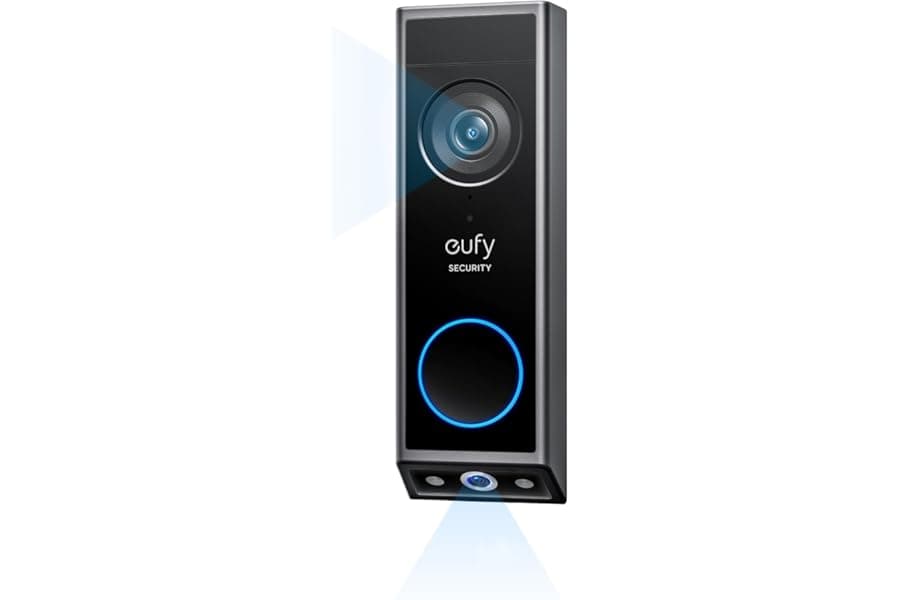 Security Video Doorbell with 2K Dual Cameras & AI Detection