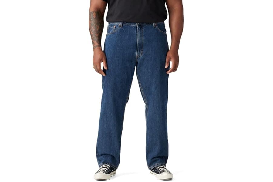 Regular Fit Denim Jeans with Big & Tall Sizing