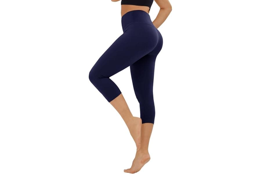 High Waisted Leggings - No See Through Tummy Control