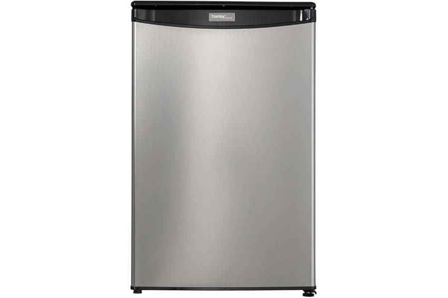 Compact Stainless Steel Refrigerator 4.4 cu. ft.