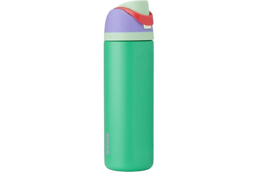 Insulated Stainless Steel Water Bottle with Straw 24oz