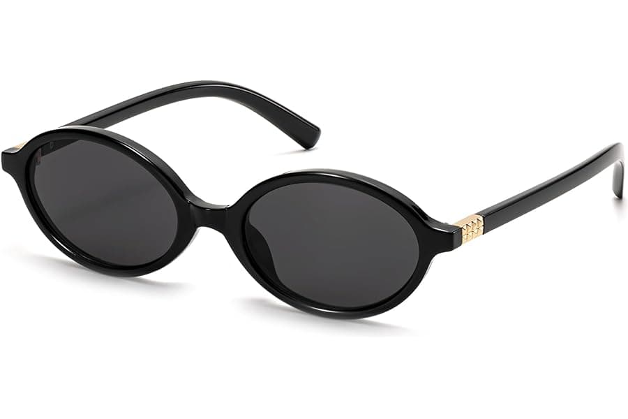 Retro Oval Y2K Sunglasses for Women 90s Vintage Style