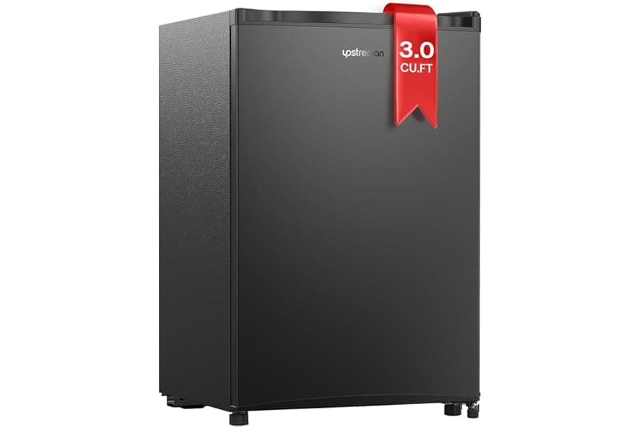 3.0 Cu.Ft Upright Freezer: Fast Cooling & Reversible Door