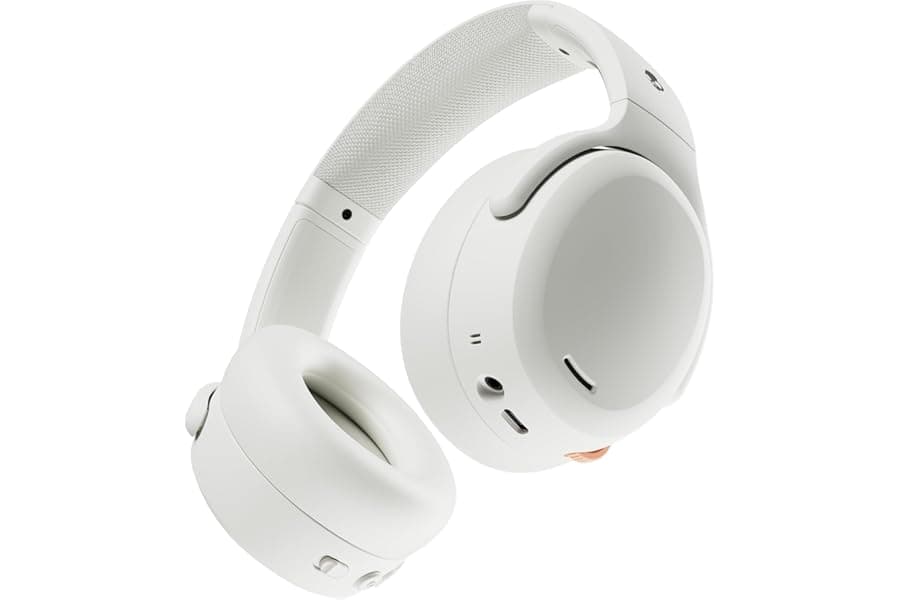Wireless Over-Ear Headphones: 60-Hour Battery & Noise Cancelling