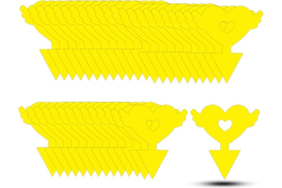 Best Fruit Fly Sticky Traps Fungus Gnat Traps Insect Trap For Plants Kitchen Indoor Outdoor White Flies Mosquitos Fungus Gnats Flying Insects Houseplant Gifts - Top Picks for 2026