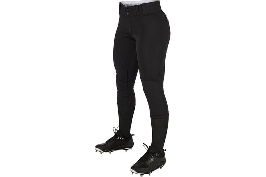 Girls' Tournament Softball Pants Low-Rise