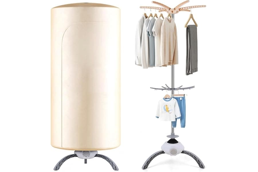 Portable Clothes Dryer: Fast 900W Compact for Travel