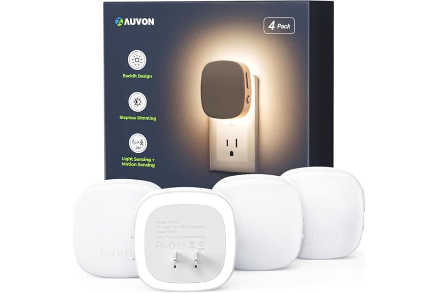 Smart Motion Sensor Night Light with Adjustable Brightness