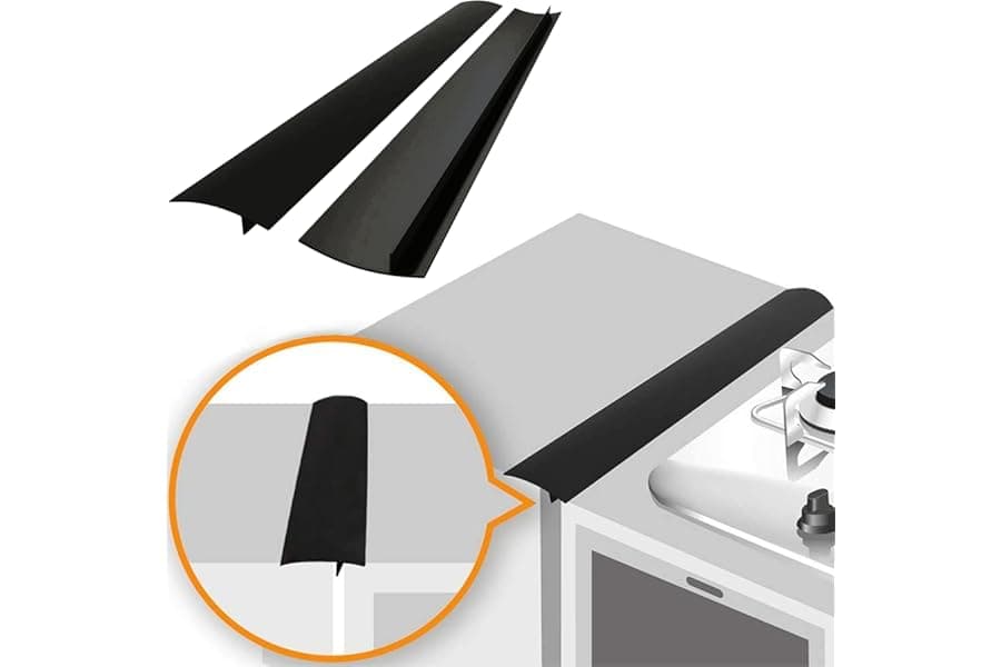 Silicone Stove Gap Covers (2 Pack) - Heat Resistant