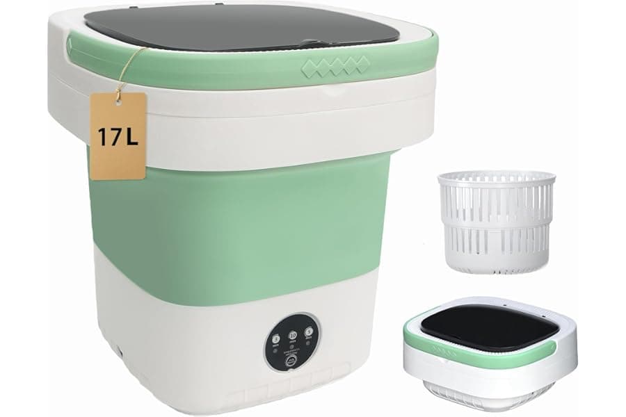 Portable Mini Washer with Spin Dryer for Travel