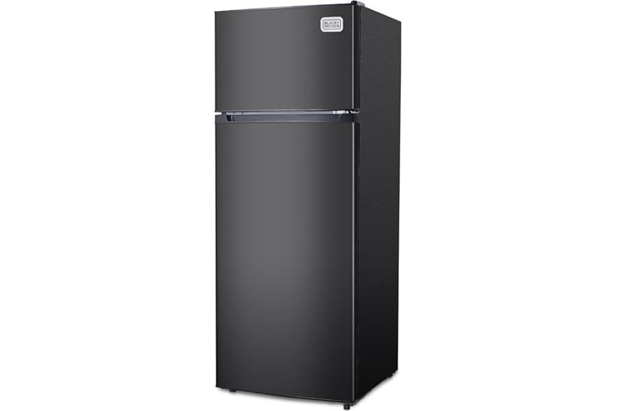 7.7 Cu Ft Top Mount Refrigerator with Freezer