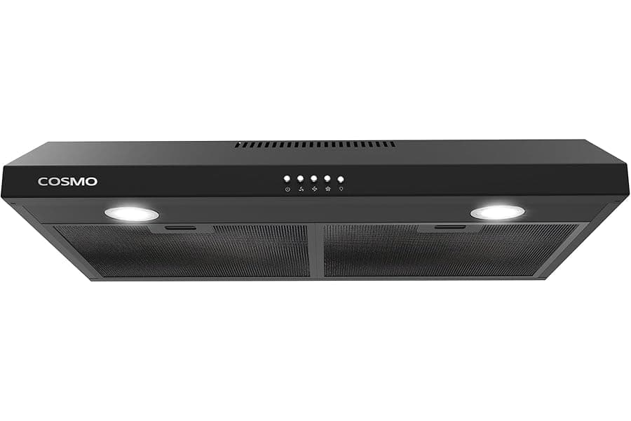 30-Inch Under Cabinet Range Hood with LED Lights