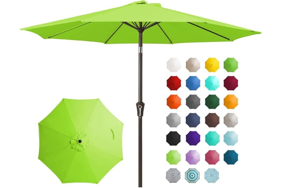 Best 9-Foot Outdoor Patio Umbrella UV 2026