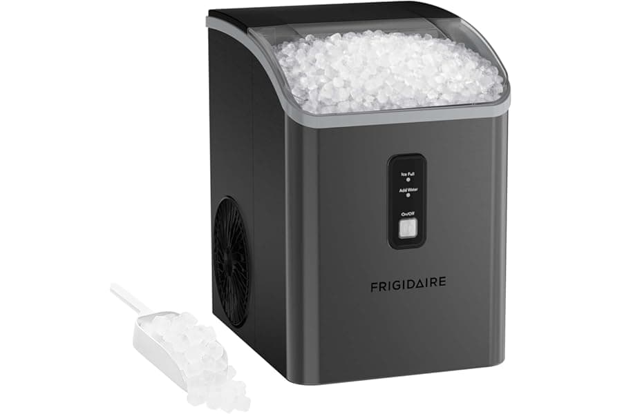 Countertop Crunchy Nugget Ice Maker, 33lbs/Day