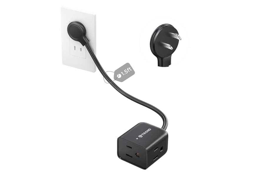 2 to 3 Prong Outlet Extender for Old Homes