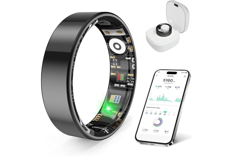 Smart Health Ring - Stress & Sleep Tracker for iOS Android