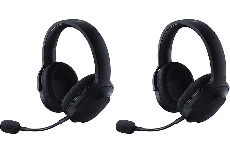 Lightweight Wireless Gaming Headset: 50H Battery, Dual Connectivity