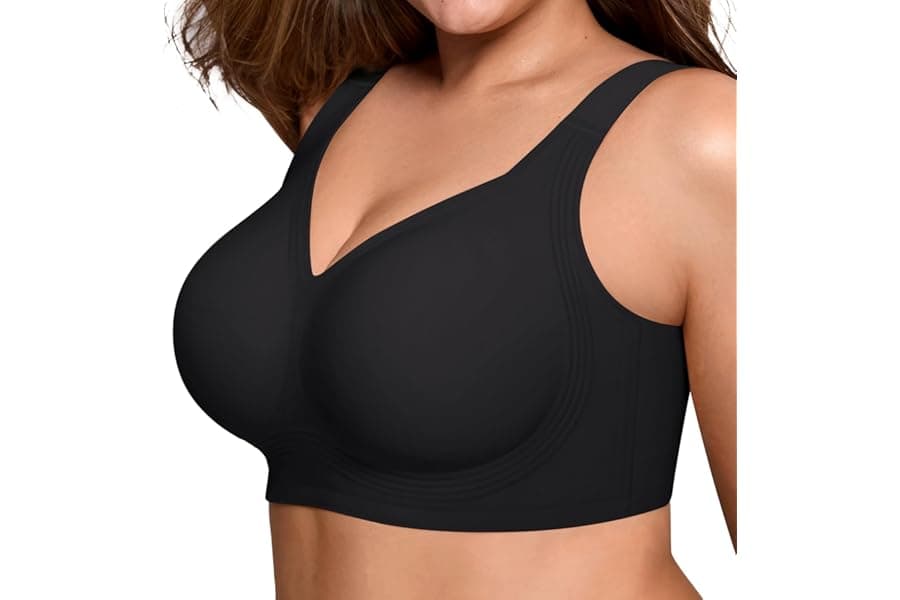 Best Supportive Wireless Plus Size Comfort Bra 2026