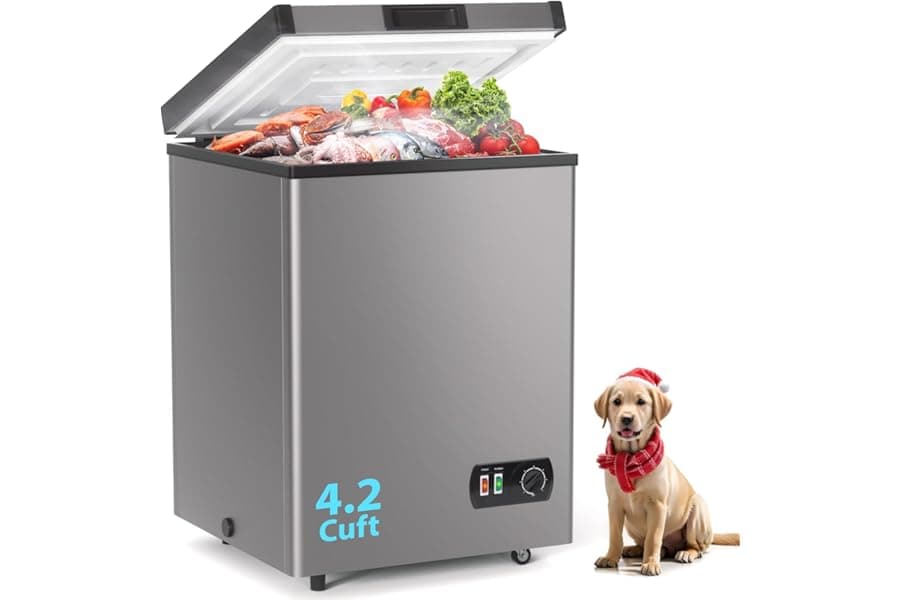 7 Cubic Feet Deep Freezer with Temperature Control