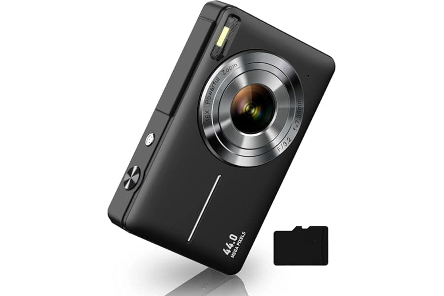 Compact Digital Camera for Kids: 1080P Video & 16X Zoom