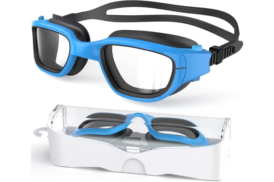Kids Swim Goggles for Ages 6-14: Anti-Fog UV