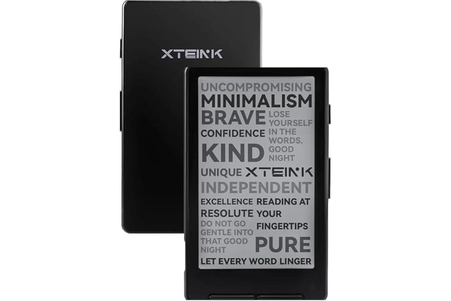 Compact Portable E-Ink Reader with Physical Buttons