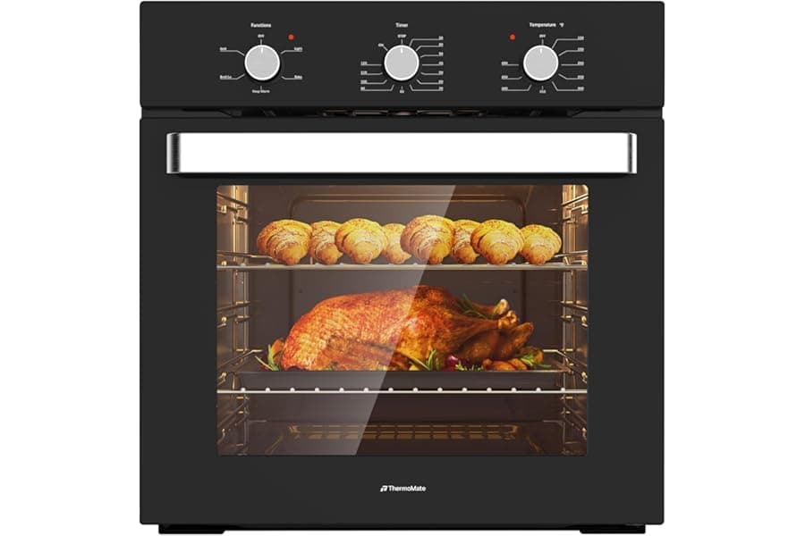 24" Built-in Electric Wall Oven with 5 Cooking Modes