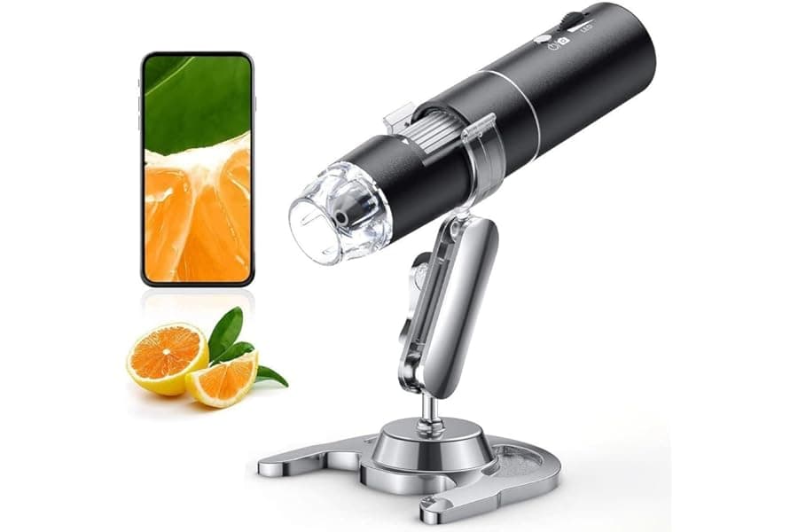 Portable WiFi Microscope with Ultra Magnification