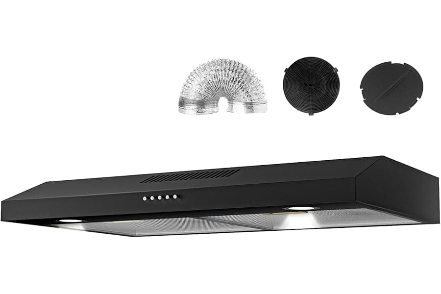 30-Inch Under Cabinet Range Hood with Ducted/Ductless Option