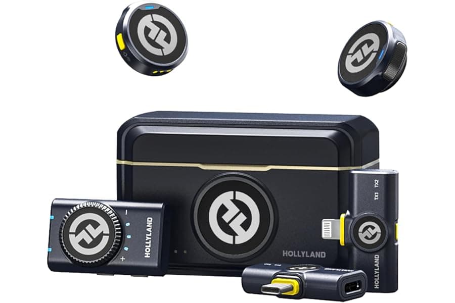 Wireless Microphone for Creators: 48kHz Studio Audio