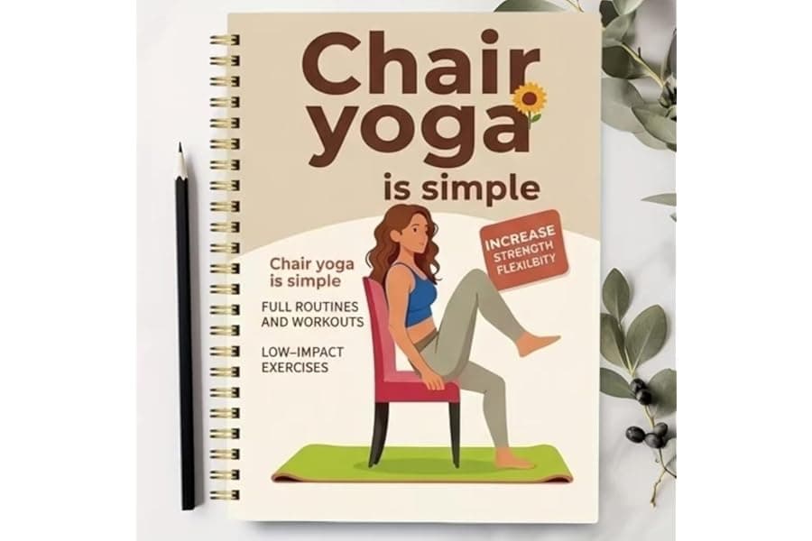 Chair Yoga Guide: 60 Workouts for Weight Loss & Flexibility
