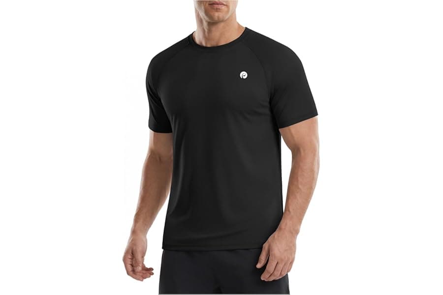 Men's UPF 50+ Quick Dry Athletic Gym Shirt