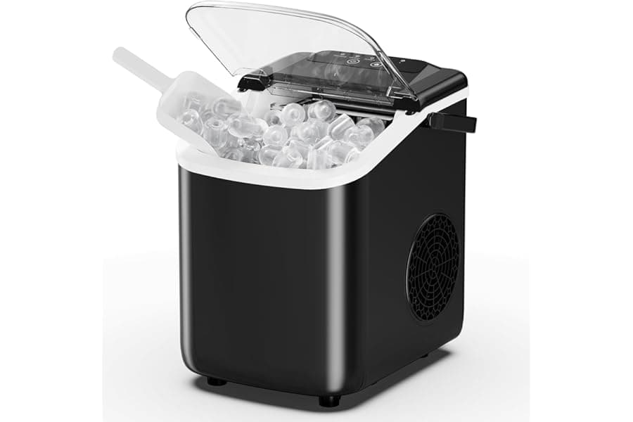 Fast Countertop Ice Maker for Kitchen & Home