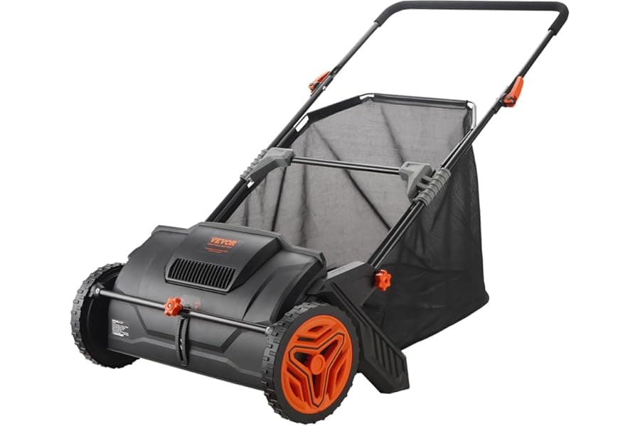 Best Push Lawn Sweeper for Leaves Pine Cones 2026