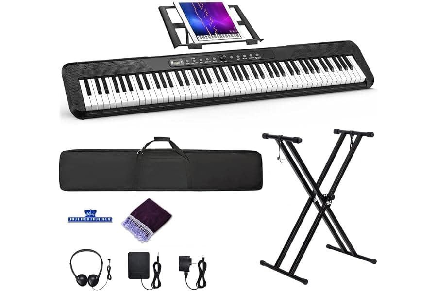 88-Key Digital Piano for Beginners and Professionals