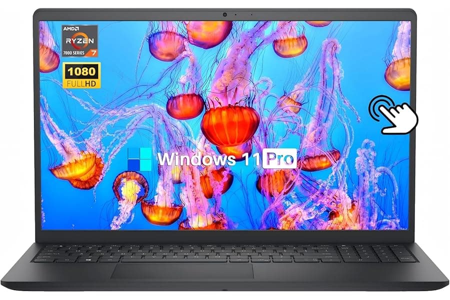 15.6" FHD Touchscreen Laptop with Ryzen 7 & 1TB SSD