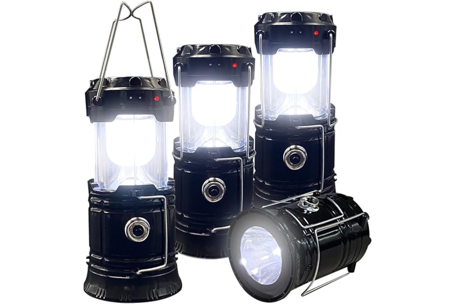 Best Solar USB LED Camping Lantern 4-Pack 2026