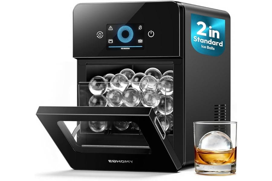 Crystal Clear Ice Ball Maker for Whiskey & Cocktails