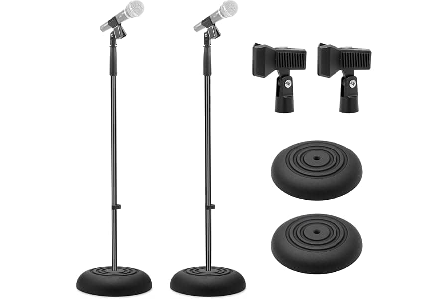 Adjustable Microphone Stands for Home Recording