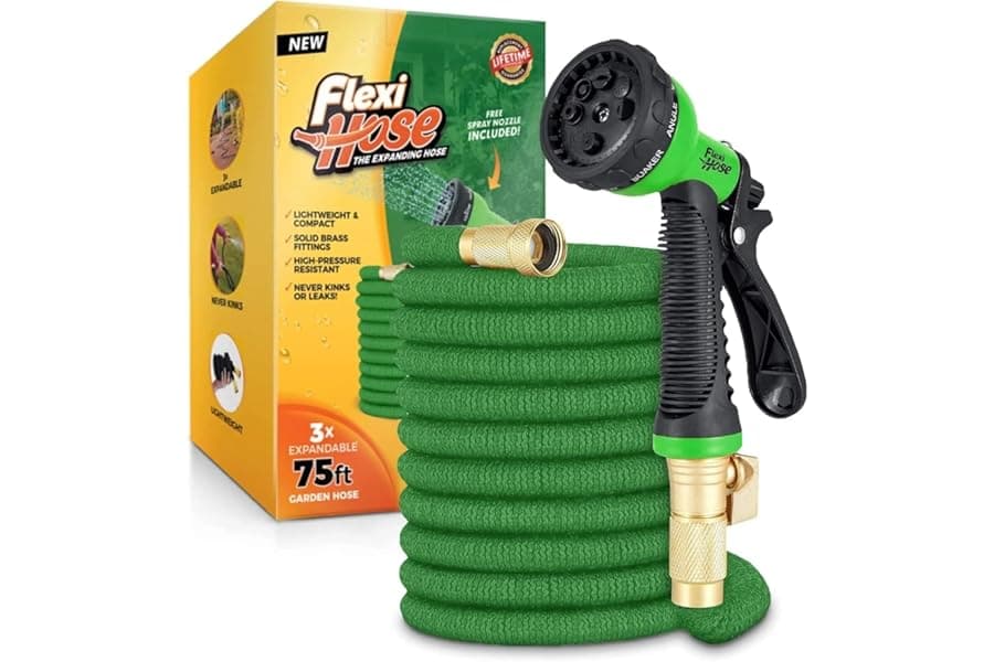 Best Expandable Garden Hose with 8-Function Nozzle 2026