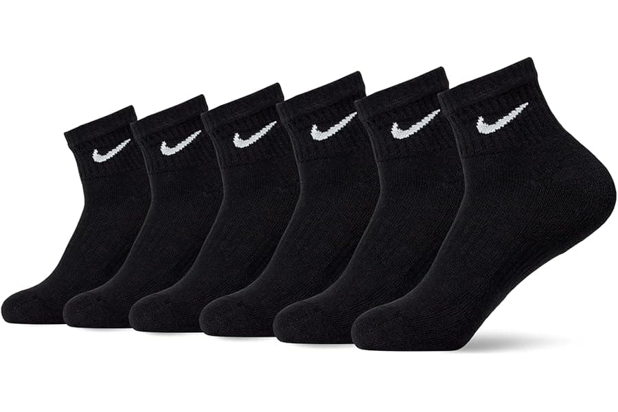 Unisex Adult Everyday Cushioned Training Ankle Socks
