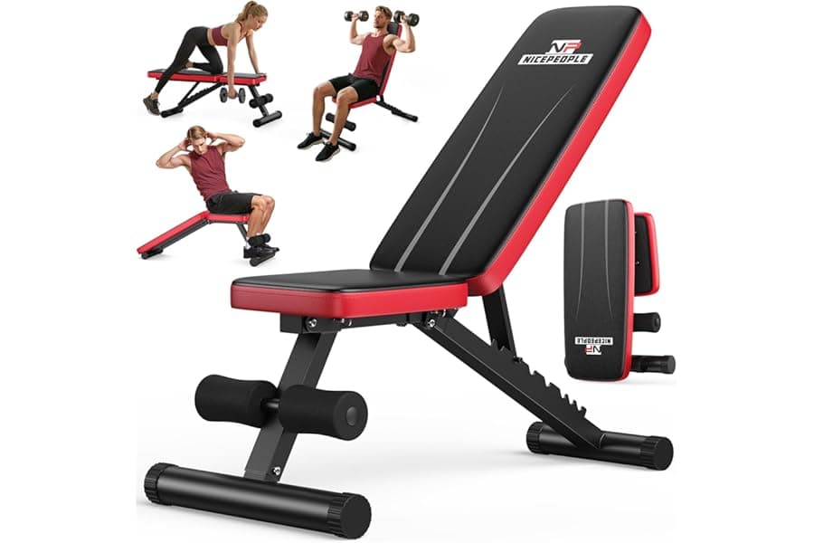 Adjustable Weight Bench for Home Gym