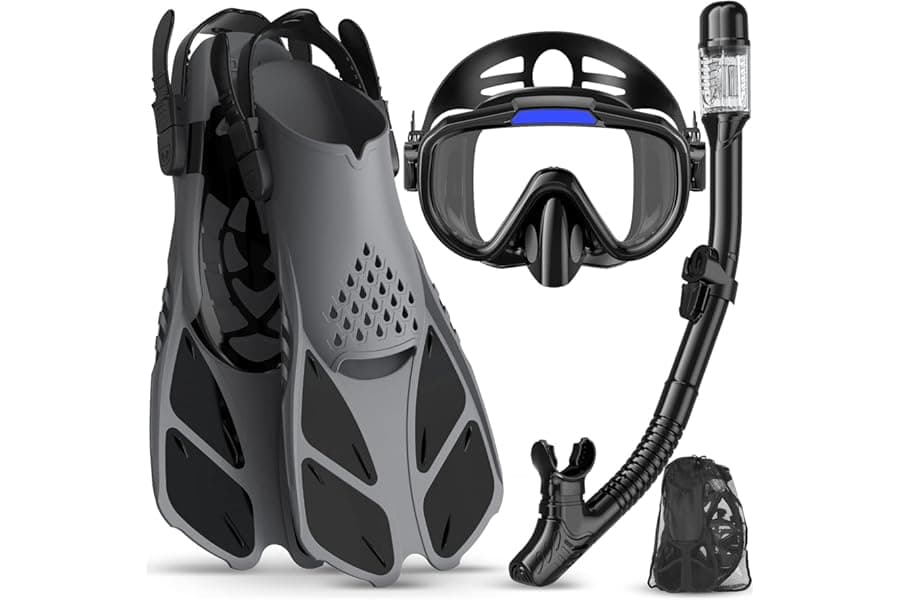Best 4-in-1 Adult Snorkeling Set Panoramic Mask 2026