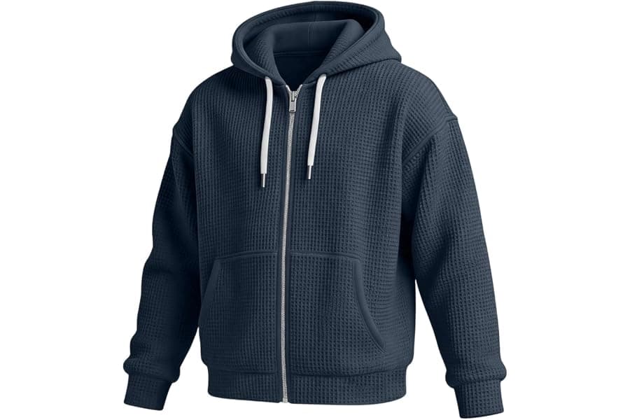Best Waffle Knit Hoodies for Men