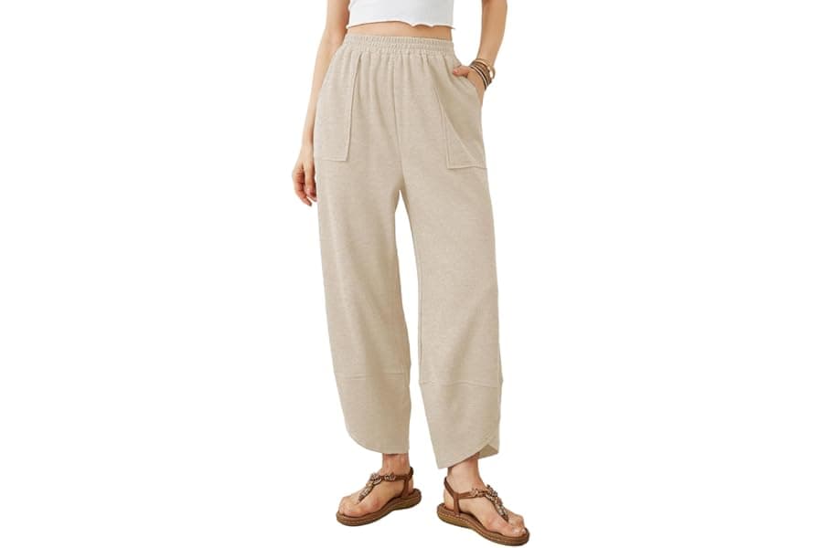 Baggy Wide Leg Palazzo Pants with Pockets
