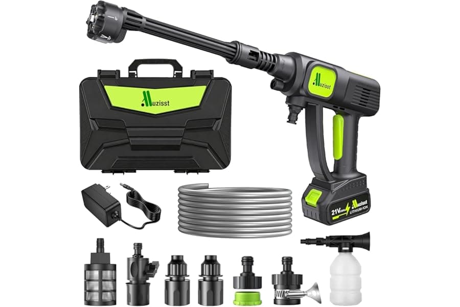 Cordless Portable Car Washer with Multi-Purpose Nozzle